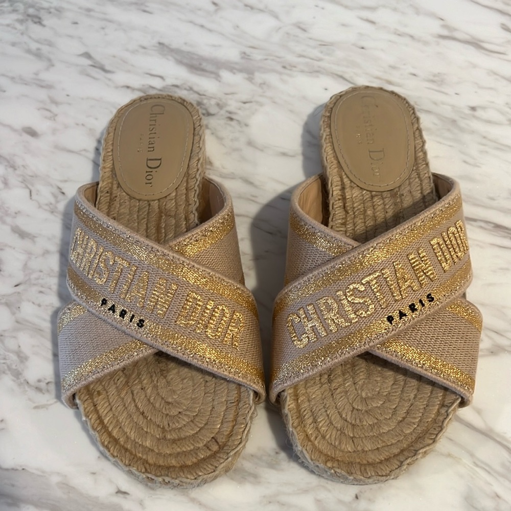 Christian Dior women’s granville Dway espadrille sandals